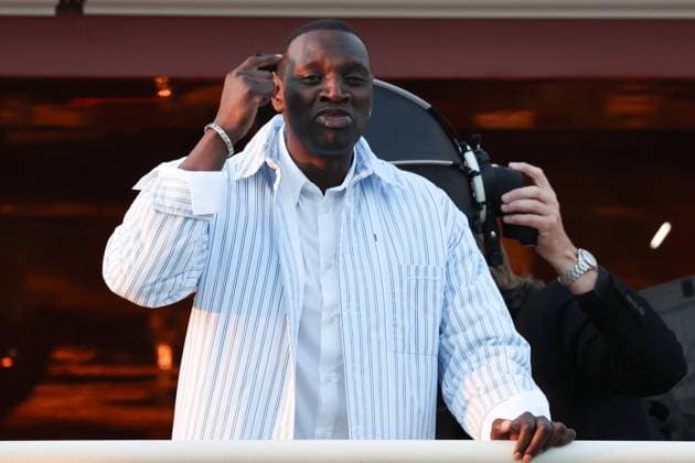 Cannes - Jury Dinner Ahead Of The Festival Opening Omar Sy attend a dinner ahead of the 77th Cannes Film Festival on May 13, 2024 in Cannes, France. Photo by Shootpix ABACAPRESS.COM Cannes France  Copyright: xShootpix ABACAx
