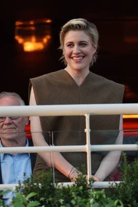 Cannes - Jury Dinner Ahead Of The Festival Opening President of the Jury Greta Gerwig attends a dinner ahead of the 77th Cannes Film Festival on May 13, 2024 in Cannes, France. Photo by Shootpix ABACAPRESS.COM Cannes France  Copyright: xShootpix ABACAx