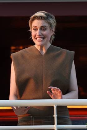 Cannes - Jury Dinner Ahead Of The Festival Opening President of the Jury Greta Gerwig attends a dinner ahead of the 77th Cannes Film Festival on May 13, 2024 in Cannes, France. Photo by Shootpix ABACAPRESS.COM Cannes France  Copyright: xShootpix ABACAx