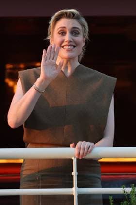 Cannes - Jury Dinner Ahead Of The Festival Opening President of the Jury Greta Gerwig attends a dinner ahead of the 77th Cannes Film Festival on May 13, 2024 in Cannes, France. Photo by Shootpix ABACAPRESS.COM Cannes France  Copyright: xShootpix ABACAx