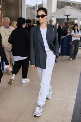 Cannes - Shanina Shaik At The Martinez Shanina Shaik is seen at Hotel Martinez during the 77th Cannes Film Festival on May 14, 2024 in Cannes, France. Photo by Marco Piovanotto ABACAPRESS.COM Cannes France  Copyright: xPiovanottoxMarco ABACAx
