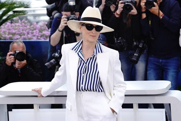 Meryl Streep Palme dor dhonneur CINEMA 77eme Festival de Cannes Photocall of Meryl Streep Palme dor dhonneur 14 05 2024 NorbertScanella Panoramic 