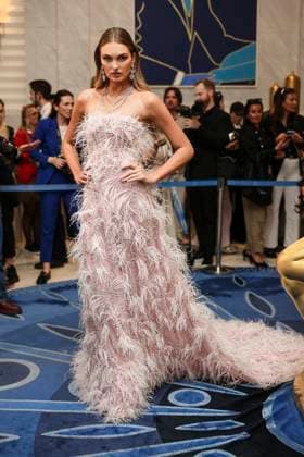 Cannes - Romee Strijd At The Martinez Romee Strijd is spotted at Martinez Hotel before opening ceremony during 77th Cannes Film Festival. France, Cannes on may 14th, 2024. Photo by Marco Piovanotto ABACAPRESS.COM Cannes France  Copyright: xPiovanottoxMarco ABACAx