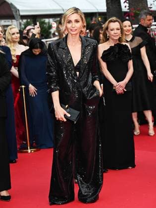 Cannes, 77th Cannes Film Festival 2024 - opening red carpet and the film Le Deuxieme Acte. In the photo Anna Ferzetti  Copyright: xSimonexComix xipa-agency.netx xPoolxPhotoxEventsx03x IPA_Agency_IPA46056950