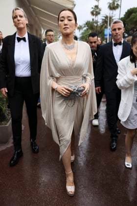 Cannes - Gong Li At The Martinez Gong Li is spotted at Martinez Hotel during 77th Cannes Film Festival. France, Cannes on may 14th, 2024. Photo by Marco Piovanotto ABACAPRESS.COM Cannes France  Copyright: xPiovanottoxMarco ABACAx