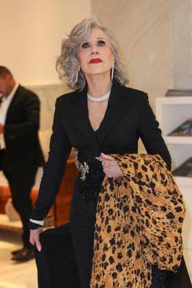 Cannes - Jane Fonda At The Martinez Jane Fonda is spotted at Martinez Hotel before opening ceremony during 77th Cannes Film Festival. France, Cannes on may 14th, 2024. Photo by Marco Piovanotto ABACAPRESS.COM Cannes France  Copyright: xPiovanottoxMarco ABACAx