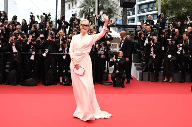 American actress Meryl Streep attends the Opening Ceremony at the 77th Cannes Film Festival in Cannes, France on Tuesday, May 14, 2024.  CAN20240514135 RUNExHELLESTAD