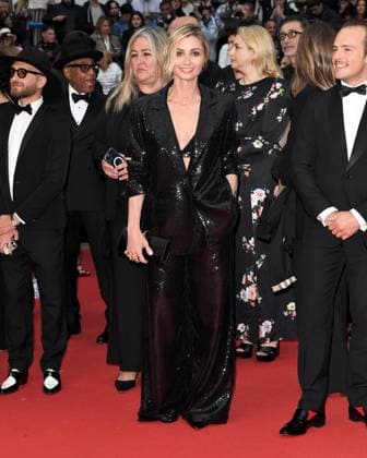 Cannes, 77th Cannes Film Festival 2024, Red carpet Opening Ceremony and film Le Deuxieme Acte In the photo: Anna Ferzetti  Copyright: xAlbertoxTerenghix xipa-agency.nex xPoolxPhotoxEventsx03x IPA_Agency_IPA46059542