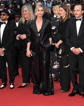 Cannes, 77th Cannes Film Festival 2024, Red carpet Opening Ceremony and film Le Deuxieme Acte In the photo: Anna Ferzetti  Copyright: xAlbertoxTerenghix xipa-agency.nex xPoolxPhotoxEventsx03x IPA_Agency_IPA46059584