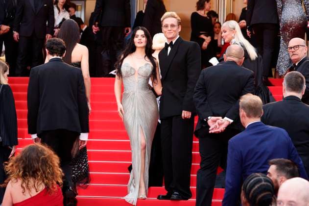 Ruby O Fee and Matthias Schweighöfer at the Opening Ceremony with the premiere of the feature film Le deuxieme acte The Second Act at the Festival de Cannes 2024 77 Cannes International Film Festival at the Palais des Festivals Cannes, 14 05 2024 Foto:xD.xBedrosianx xFuturexImagex opening_4534