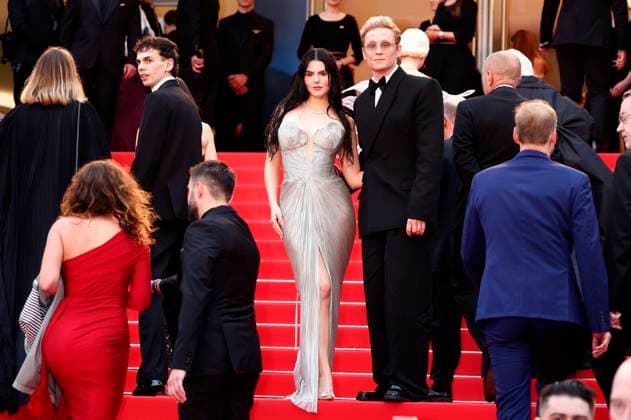 Ruby O Fee and Matthias Schweighöfer at the Opening Ceremony with the premiere of the feature film Le deuxieme acte The Second Act at the Festival de Cannes 2024 77 Cannes International Film Festival at the Palais des Festivals Cannes, 14 05 2024 Foto:xD.xBedrosianx xFuturexImagex opening_4535