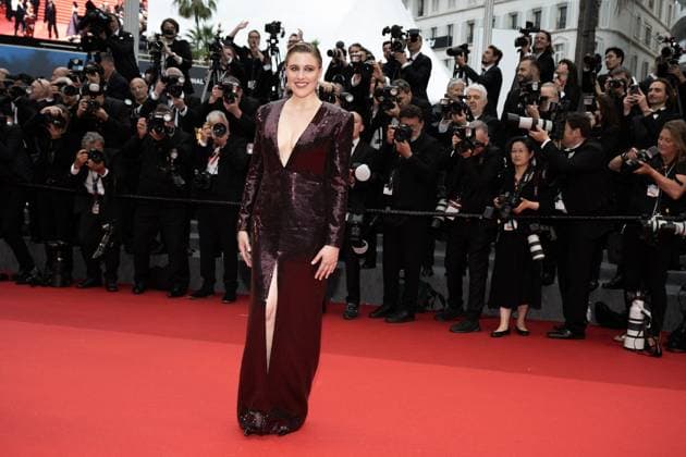 Annual Cannes Film Festival - Red Carpet - Cannes President of the Jury, Greta Gerwig attends Le DeuxieÌÄme Acte (The Second Act) Screening and opening ceremony at the 77th annual Cannes Film Festival at Palais des Festivals, on May 14, 2024 in Cannes, France. Photo by David NIVIERE ABACAPRESS.COM CANNES France  Copyright: xNivierexDavid ABACAPRESS.COMx