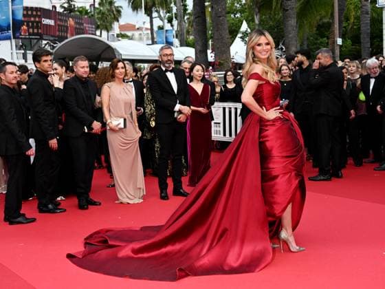 Cannes, 77th Cannes Film Festival 2024 - opening red carpet and the film Le Deuxieme Acte. In the photo Heidi Klum  Copyright: xSimonexComix xipa-agency.netx xPoolxPhotoxEventsx03x IPA_Agency_IPA46060095