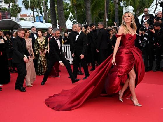 Cannes, 77th Cannes Film Festival 2024 - opening red carpet and the film Le Deuxieme Acte. In the photo Heidi Klum  Copyright: xSimonexComix xipa-agency.netx xPoolxPhotoxEventsx03x IPA_Agency_IPA46060111