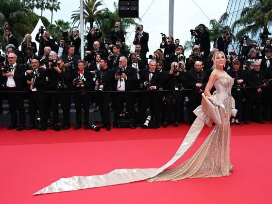 Cannes, 77th Cannes Film Festival 2024 - opening red carpet and the film Le Deuxieme Acte. In the photo Hofit Golan  Copyright: xSimonexComix xipa-agency.netx xPoolxPhotoxEventsx03x IPA_Agency_IPA46060315