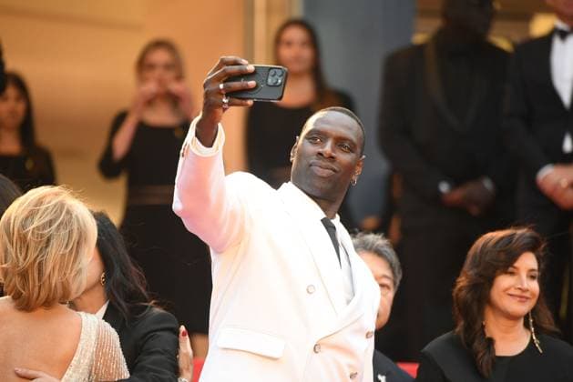 Omar Sy at the Opening Opening of the 77 Cannes Film Festival with the theatrical premiere of the film The Second Act on 14 05 2024 in Cannes Cannes Film Festival 2024 Opening The Second Act Premiere