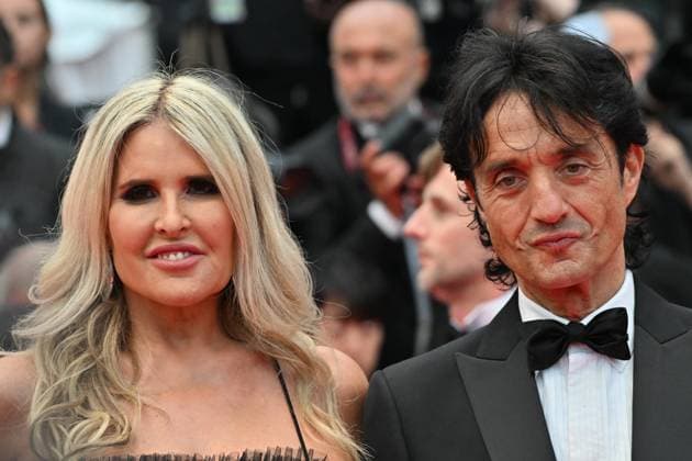 Cannes, 77th Cannes Film Festival 2024, Opening ceremony and Red carpet of the film Le deuxieme acte Cannes, 77th Cannes Film Festival 2024, Red Carpet Opening Ceremony and the film Le Deuxieme Acte In the photo: Tiziana Rocca, Giulio Base Cannes France  Copyright: xIPA ABACAx