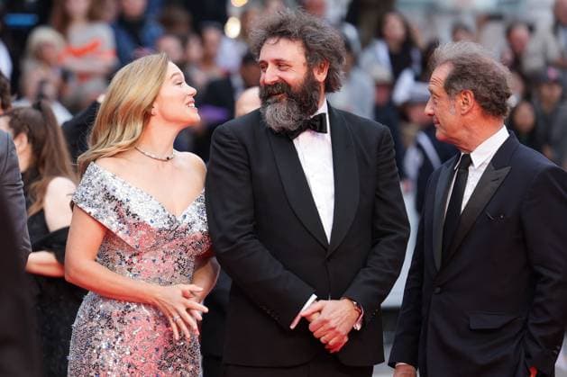 Cannes Opening Ceremony DB Louis Garrel, Vincent Lindon, LÃ a Seydoux, Director Quentin Dupieux attend Le DeuxieÌÄme Acte ( The Second Act ) Screening & opening ceremony red carpet at the 77th annual Cannes Film Festival at Palais des Festivals on May 14, 2024 in Cannes, France. Photo by David Boyer ABACAPRESS.COM Cannes France  Copyright: xBoyerxDavid ABACAx