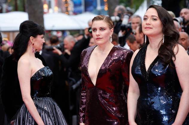 Eva Green, Greta Gerwig and Lily Gladstone at the Opening Ceremony with the premiere of the feature film Le deuxieme acte The Second Act at the Festival de Cannes 2024 77 Cannes International Film Festival at the Palais des Festivals Cannes, 14 05 2024 Foto:xD.xBedrosianx xFuturexImagex opening_4704