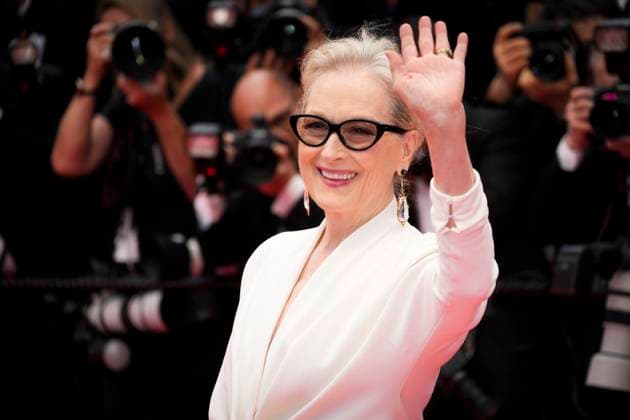 IPP Photo Daniele Cifala™ Cannes 14 05 2024 Le DeuxieÌÄme Acte The Second Act Screening and Opening Ceremony Red Carpet The 77th Annual Cannes Film Festival in the photo Meryl Streep Italy Photo Press World Copyright