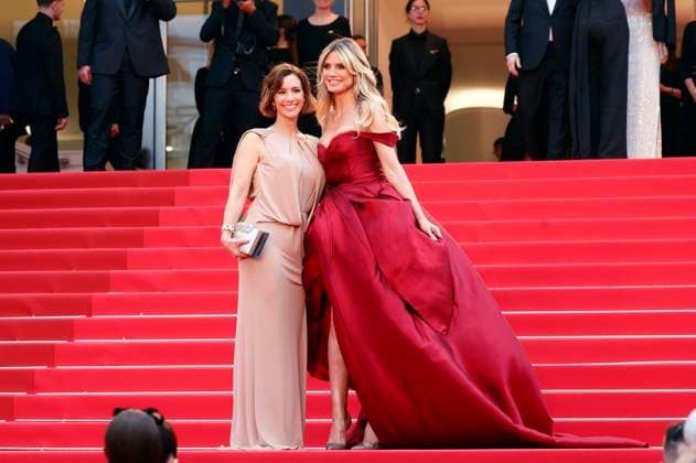 Laura Branik and Heidi Klum at the Opening Ceremony with the premiere of the feature film Le deuxieme acte The Second Act at the Festival de Cannes 2024 77 Cannes International Film Festival at the Palais des Festivals Cannes, 14 05 2024 Foto:xD.xBedrosianx xFuturexImagex opening_4737