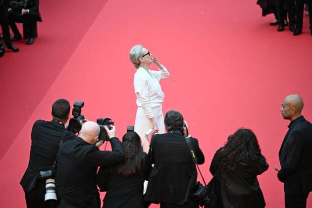 77eme Festival International du Film de Cannes Marches douverture Film The Second Act 77th International Cannes film Festival Opening Red Carpet 304899 2024 05 14 France Streep, Meryl  Copyright: xSergexArnalx xStarfacex STAR_304899_006