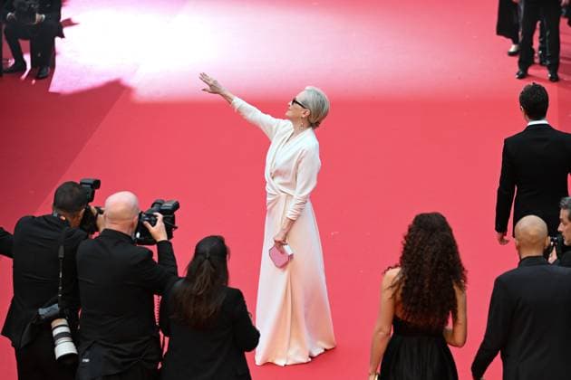 77eme Festival International du Film de Cannes Marches douverture Film The Second Act 77th International Cannes film Festival Opening Red Carpet 304899 2024 05 14 France Streep, Meryl  Copyright: xSergexArnalx xStarfacex STAR_304899_005
