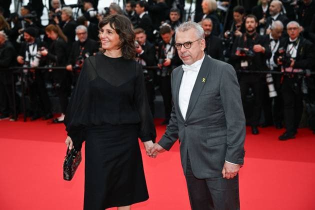 77th International Cannes Film Festival Opening Red carpet Festival de Cannes 2024 77e Ã dition ceremonie dOuverture Le deuxieme acte Philippe Torreton , Elsa Boublil 304910 2024 05 14 Cannes France  Copyright: xLionelxGuericolas MPPx STAR_304910_005