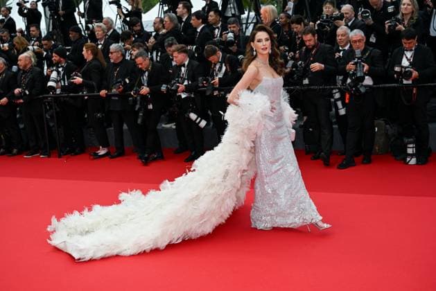 77th International Cannes Film Festival Opening Red carpet Festival de Cannes 2024 77e Ã dition ceremonie dOuverture Le deuxieme acte Frederique Bel 304910 2024 05 14 Cannes France  Copyright: xLionelxGuericolas MPPx STAR_304910_009