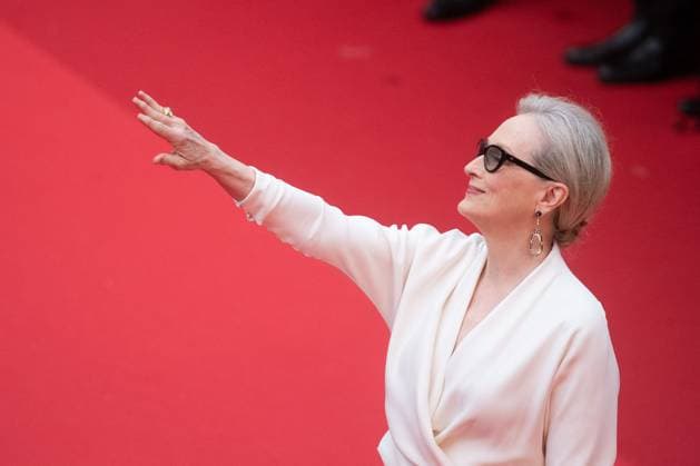 Cannes Le Deuxieme Acte Premiere Meryl Streep attending the Le DeuxieÌÄme Acte (The Second Act) Screening and opening ceremony red carpetas part of the 77th annual Cannes Film Festival at Palais des Festivals in Cannes, France on May 14, 2024. Photo by Aurore Marechal ABACAPRESS.COM Cannes France  Copyright: xMarechalxAurore ABACAx