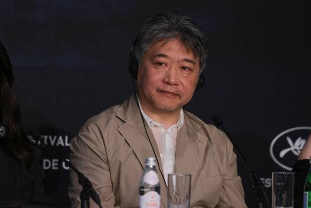 Cannes Jury Press Conference DB Jury Member Hirokazu Kore-eda attends the jury press conference at the 77th annual Cannes Film Festival at Palais des Festivals on May 14, 2024 in Cannes, France. Photo by David Boyer ABACAPRESS.COM Cannes France  Copyright: xBoyerxDavid ABACAx