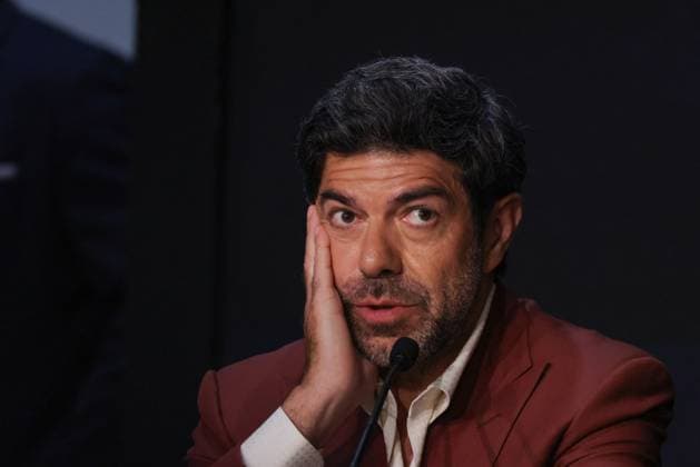 Cannes Jury Press Conference DB Jury Member Pierfrancesco Favino attends the jury press conference at the 77th annual Cannes Film Festival at Palais des Festivals on May 14, 2024 in Cannes, France. Photo by David Boyer ABACAPRESS.COM Cannes France  Copyright: xBoyerxDavid ABACAx
