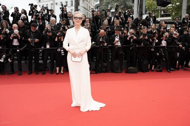Annual Cannes Film Festival - Red Carpet - Cannes Meryl Streep attends Le DeuxieÌÄme Acte (The Second Act) Screening and opening ceremony at the 77th annual Cannes Film Festival at Palais des Festivals, on May 14, 2024 in Cannes, France. Photo by David NIVIERE ABACAPRESS.COM CANNES France  Copyright: xNivierexDavid ABACAPRESS.COMx