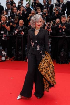 Festival de Cannes Premiere Le Deuxieme Acte Jane Fonda and Jane Fonda at the opening of the 77 Cannes Film Festival at the Palais de Festival and the premiere Le Deuxieme Acte The Second Act on 14 05 2024 in Cannes Copyright: xEventpressxKochanx