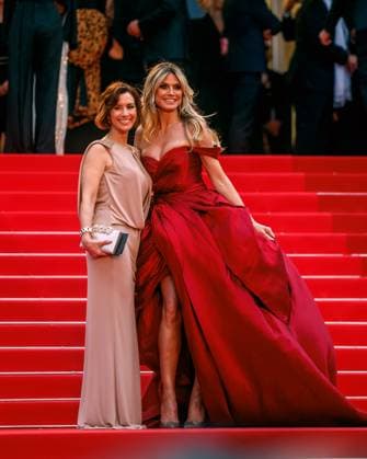 Festival de Cannes Premiere Le Deuxieme Acte Laura Branik and Heidi Klum at the opening of the 77 Cannes Film Festival at the Palais de Festival and the premiere Le Deuxieme Acte The Second Act on 14 05 2024 in Cannes Copyright: xEventpressxKochanx