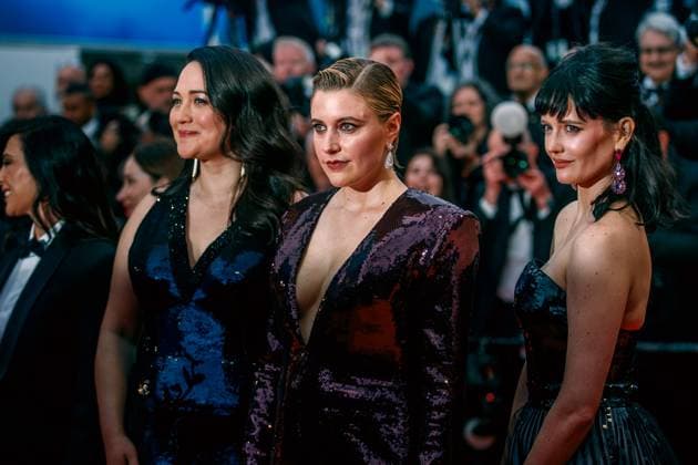 Festival de Cannes Premiere Le Deuxieme Acte Lily Gladstone, Greta Gerwig and Eva Green at the opening of the 77 Cannes Film Festival at the Palais de Festival and the premiere Le Deuxieme Acte The Second Act on 14 05 2024 in Cannes Copyright: xEventpressxKochanx