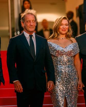 Festival de Cannes Premiere Le Deuxieme Acte Vincent Lindon and LÃ a Seydoux at the opening of the 77 Cannes Film Festival at the Palais de Festival and the premiere Le Deuxieme Acte The Second Act on 14 05 2024 in Cannes Copyright: xEventpressxKochanx