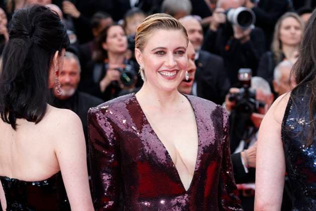 May 14, 2024: Greta Gerwig attends the premiere of Le Deuxieme Acte ( The Second Act ) and opening ceremony of the 77th Cannes Film Festival at Palais des Festivals in Cannes, France, on 14 May 2024. Photo: - ZUMAm179 20240514_zep_m179_046 Copyright: xAlecxMichaelx