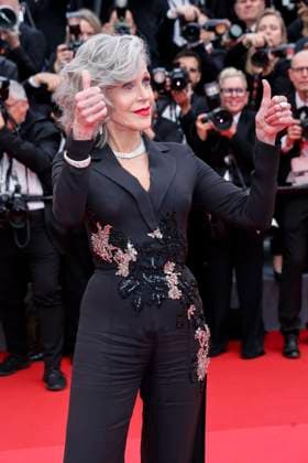 May 14, 2024: Jane Fonda attends the premiere of Le Deuxieme Acte ( The Second Act ) and opening ceremony of the 77th Cannes Film Festival at Palais des Festivals in Cannes, France, on 14 May 2024. Photo: - ZUMAm179 20240514_zep_m179_067 Copyright: xAlecxMichaelx