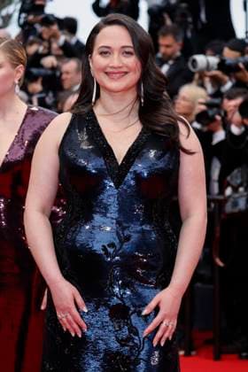 May 14, 2024: Lily Gladstone attends the premiere of Le Deuxieme Acte ( The Second Act ) and opening ceremony of the 77th Cannes Film Festival at Palais des Festivals in Cannes, France, on 14 May 2024. Photo: - ZUMAm179 20240514_zep_m179_081 Copyright: xAlecxMichaelx
