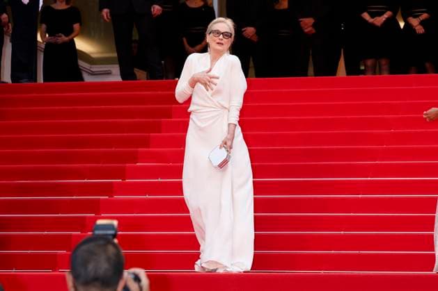 May 14, 2024: Meryl Streep attends the premiere of Le Deuxieme Acte ( The Second Act ) and opening ceremony of the 77th Cannes Film Festival at Palais des Festivals in Cannes, France, on 14 May 2024. Photo: - ZUMAm179 20240514_zep_m179_093 Copyright: xAlecxMichaelx