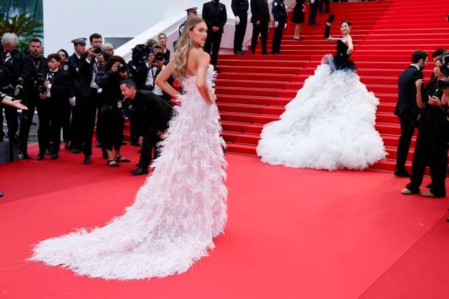 May 14, 2024: Romee Strijd attends the premiere of Le Deuxieme Acte ( The Second Act ) and opening ceremony of the 77th Cannes Film Festival at Palais des Festivals in Cannes, France, on 14 May 2024. Photo: - ZUMAm179 20240514_zep_m179_105 Copyright: xAlecxMichaelx