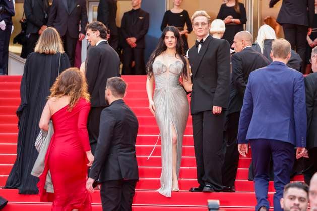 May 14, 2024: Matthias Schweighofer und Ruby O. Fee attend the premiere of Le Deuxieme Acte ( The Second Act ) and opening ceremony of the 77th Cannes Film Festival at Palais des Festivals in Cannes, France, on 14 May 2024. Photo: - ZUMAm179 20240514_zep_m179_113 Copyright: xAlecxMichaelx