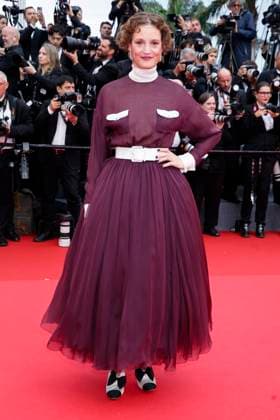 May 14, 2024: Vicky Krieps attends the premiere of Le Deuxieme Acte ( The Second Act ) and opening ceremony of the 77th Cannes Film Festival at Palais des Festivals in Cannes, France, on 14 May 2024. Photo: - ZUMAm179 20240514_zep_m179_136 Copyright: xAlecxMichaelx