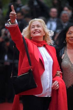 Cannes - Opening Ceremony Arrivals Brigitte Fossey attends Le Deuxieme Acte The Second Act Screening opening ceremony red carpet at the 77th annual Cannes Film Festival at Palais des Festivals on May 14, 2024 in Cannes, France. Photo by Franck Castel ABACAPRESS.COM Cannes France  Copyright: xCastelxFranck ABACAx