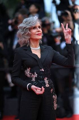 Cannes - Opening Ceremony Arrivals Jane Fonda attends Le Deuxieme Acte The Second Act Screening opening ceremony red carpet at the 77th annual Cannes Film Festival at Palais des Festivals on May 14, 2024 in Cannes, France. Photo by Franck Castel ABACAPRESS.COM Cannes France  Copyright: xCastelxFranck ABACAx