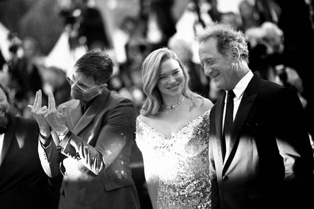 Cannes - Opening Ceremony Arrivals Vincent Lindon, Lea Seydoux attends Le Deuxieme Acte The Second Act Screening opening ceremony red carpet at the 77th annual Cannes Film Festival at Palais des Festivals on May 14, 2024 in Cannes, France. Photo by Franck Castel ABACAPRESS.COM Cannes France  Copyright: xCastelxFranck ABACAx