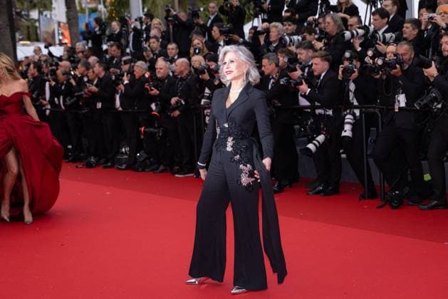 Cannes - Opening Ceremony Arrivals Jane Fonda attends Le Deuxieme Acte ( The Second Act ) Screening & opening ceremony red carpet at the 77th annual Cannes Film Festival at Palais des Festivals on May 14, 2024 in Cannes, France. Photo by Shootpix ABACAPRESS.COM Cannes France  Copyright: xShootpix ABACAx