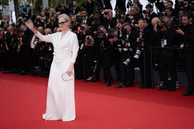 Cannes - Opening Ceremony Arrivals Meryl Streep attends Le DeuxieÌÄme Acte ( The Second Act ) Screening & opening ceremony red carpet at the 77th annual Cannes Film Festival at Palais des Festivals on May 14, 2024 in Cannes, France. Photo by Shootpix ABACAPRESS.COM Cannes France  Copyright: xShootpix ABACAx