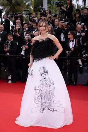 Cannes - Opening Ceremony Arrivals Guest attends Le Deuxieme Acte ( The Second Act ) Screening & opening ceremony red carpet at the 77th annual Cannes Film Festival at Palais des Festivals on May 14, 2024 in Cannes, France. Photo by Shootpix ABACAPRESS.COM Cannes France  Copyright: xShootpix ABACAx